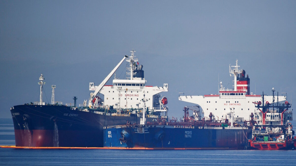 The Liberian-flagged tanker Ice Energy