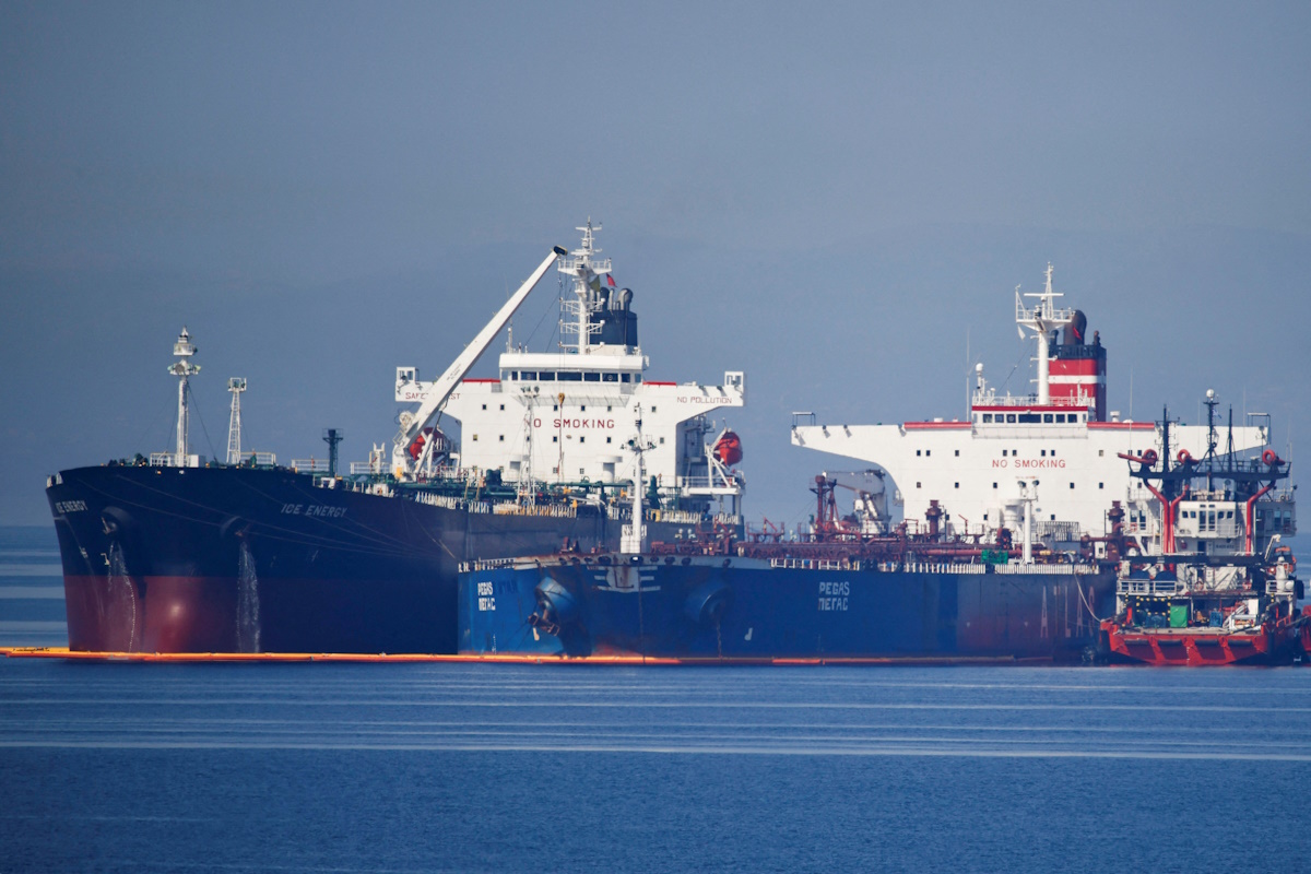 The Liberian-flagged tanker Ice Energy