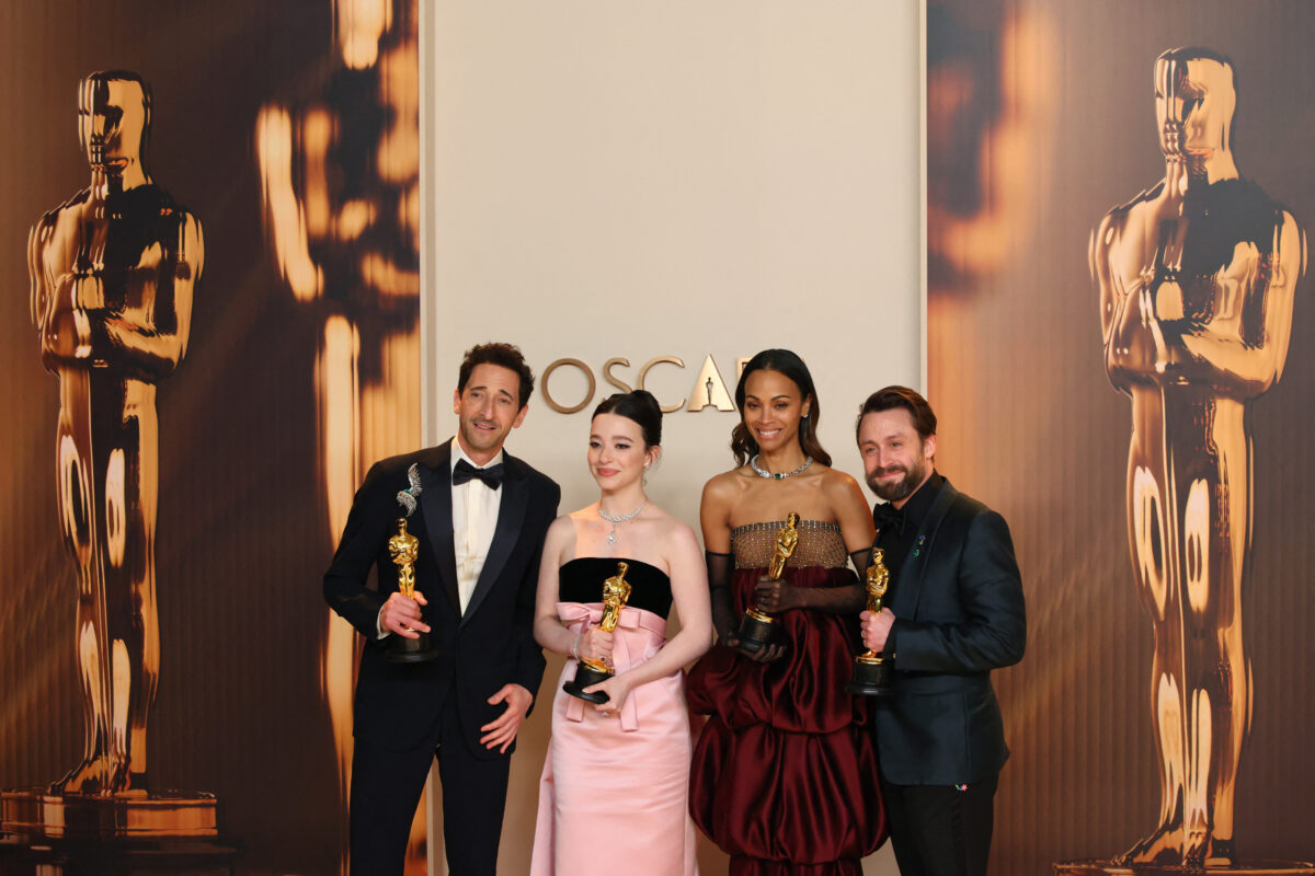 Mikey Madison, Adrien Brody, Zoe Saldana και Kieran Culkin