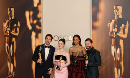 Mikey Madison, Adrien Brody, Zoe Saldana και Kieran Culkin