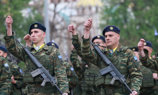 Παρέλαση στην Θεσσαλονίκη για την εθνική επέτειο της 25ης Μαρτίου 1821