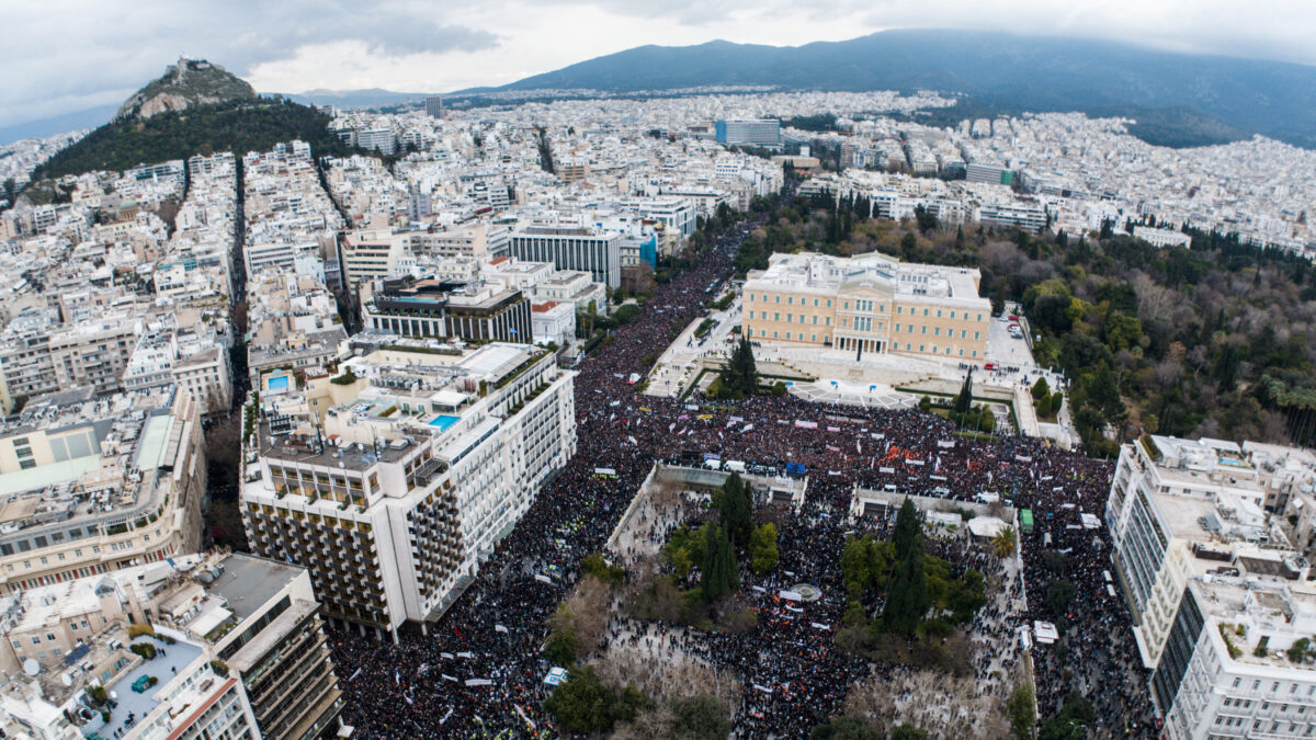 Το συλλαλητήριο για τα Τέμπη στην Αθήνα