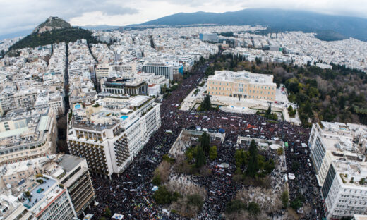 Το συλλαλητήριο για τα Τέμπη στην Αθήνα