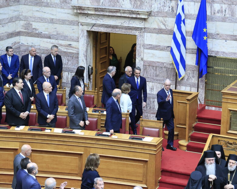 Live: Η ορκωμοσία του Προέδρου της Δημοκρατίας Κωνσταντίνου Τασούλα