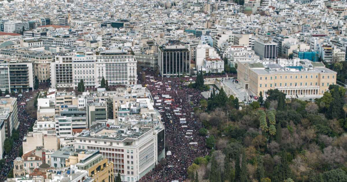 Μικρή, νοσηρή μειοψηφία ήθελε να μετατρέψει μια ειρηνική διαδήλωση σε μπάχαλο