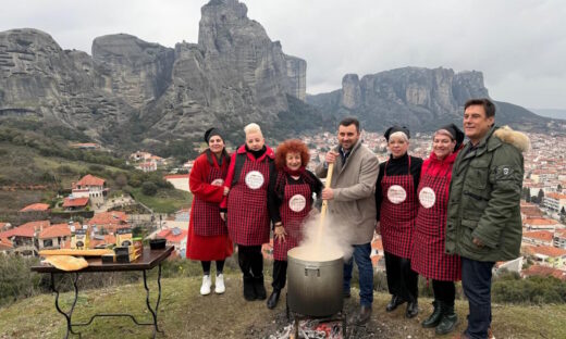 Παραδοσιακή φασολάδα στην Καλαμπάκα