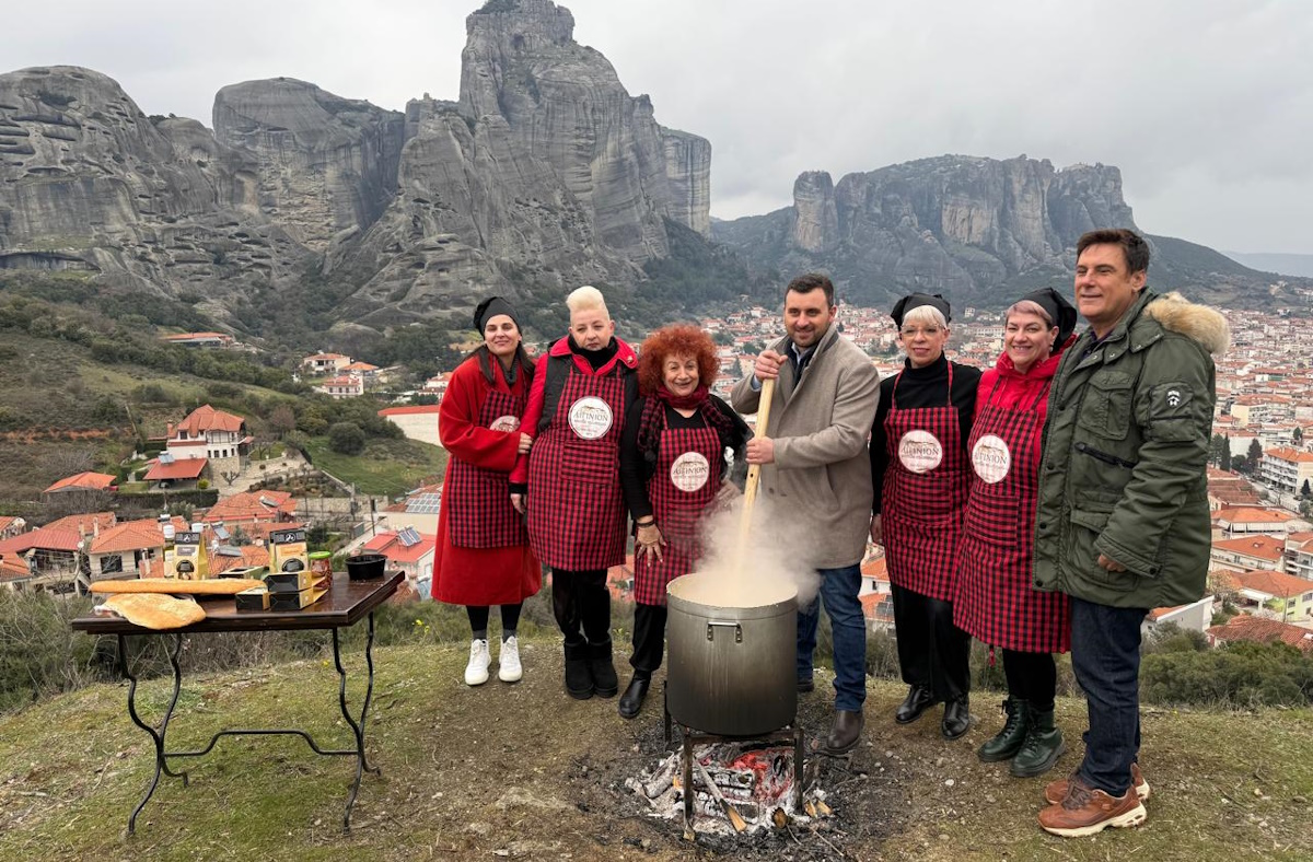 Παραδοσιακή φασολάδα στην Καλαμπάκα