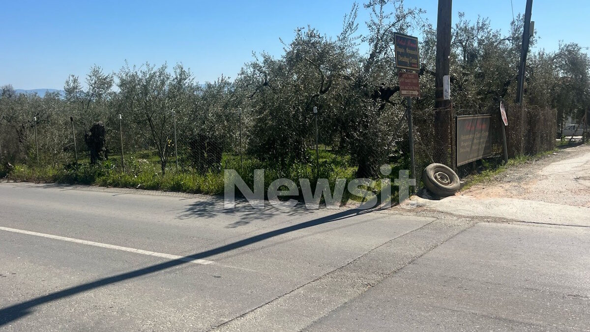 Το σημείο του δυστυχήματος στον Βόλο