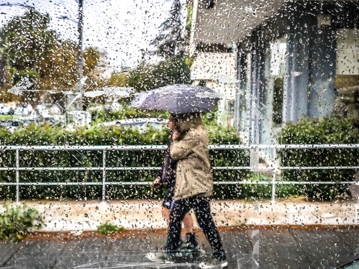 Βροχερό σκηνικό στην Αττική