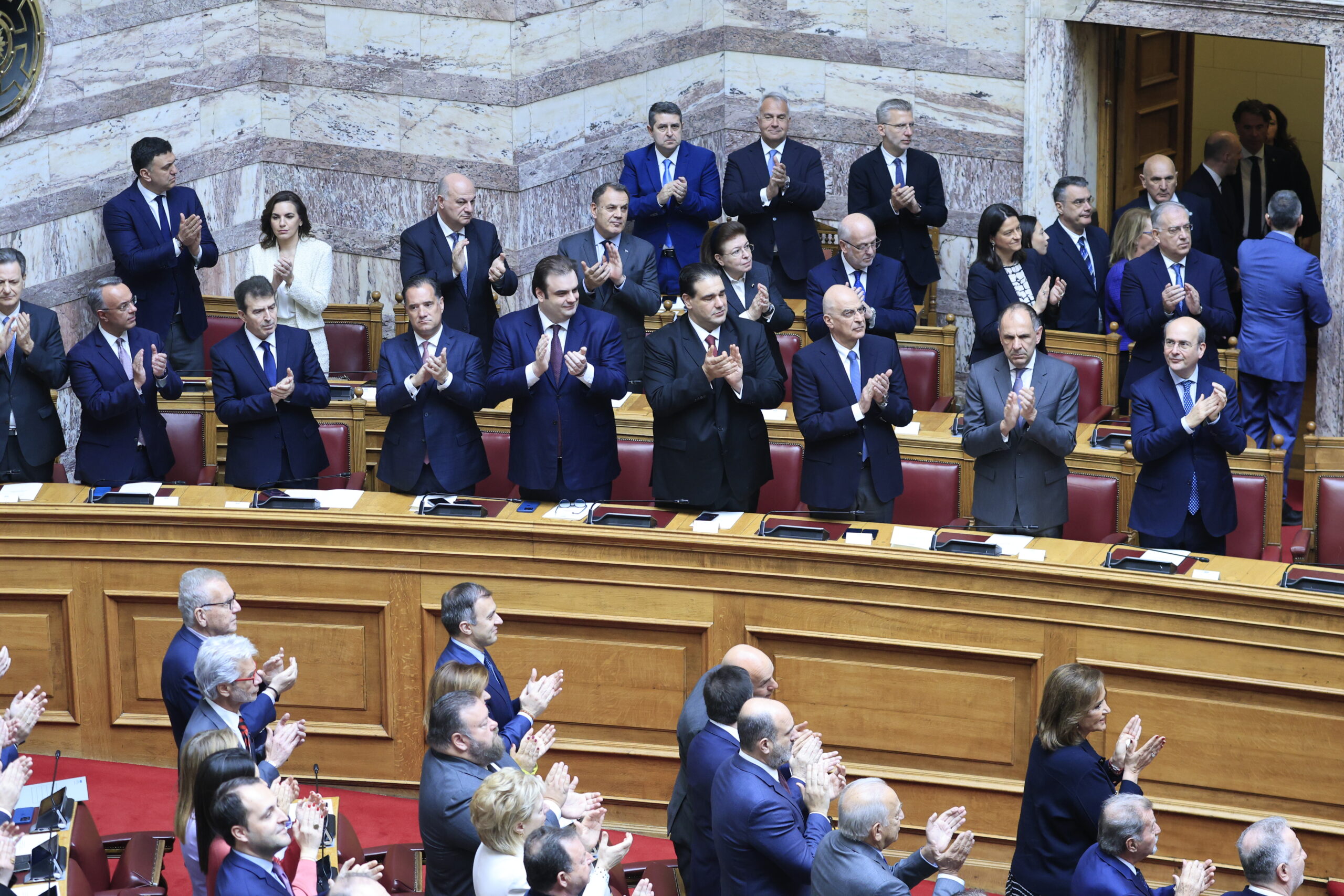 Ορκωμοσία του νέου Προέδρου της Δημοκρατίας Κωνσταντίνου Τασούλα, στην Ολομέλεια της Βουλής