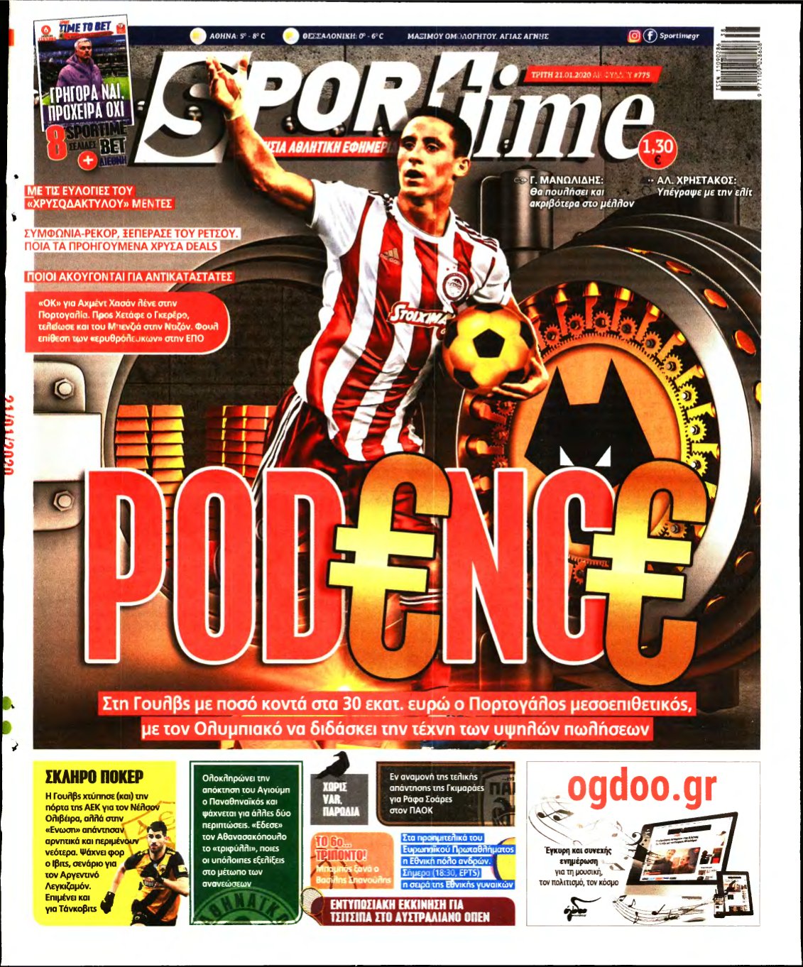 SPORTIME – 21/01/2020