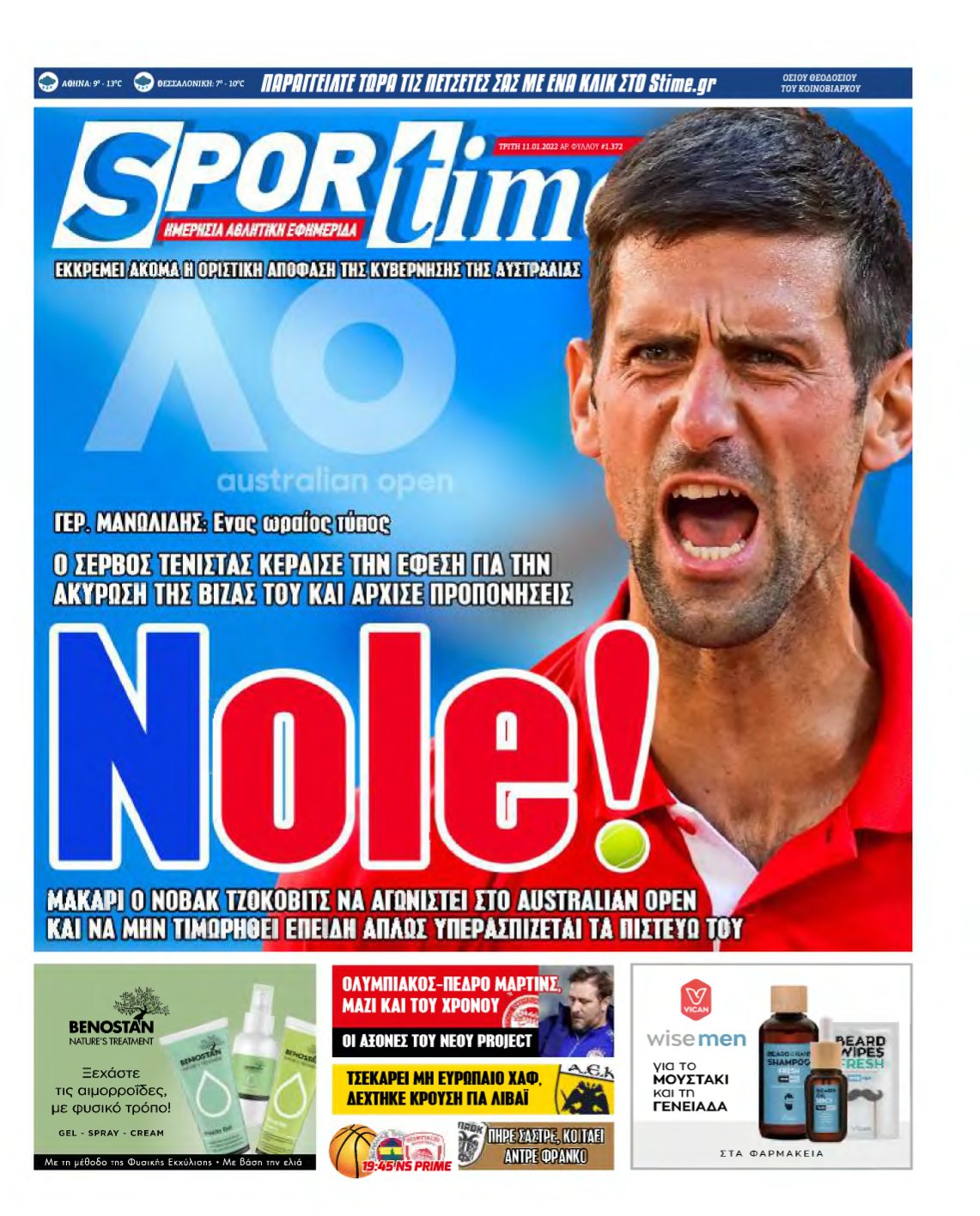 SPORTIME – 11/01/2022