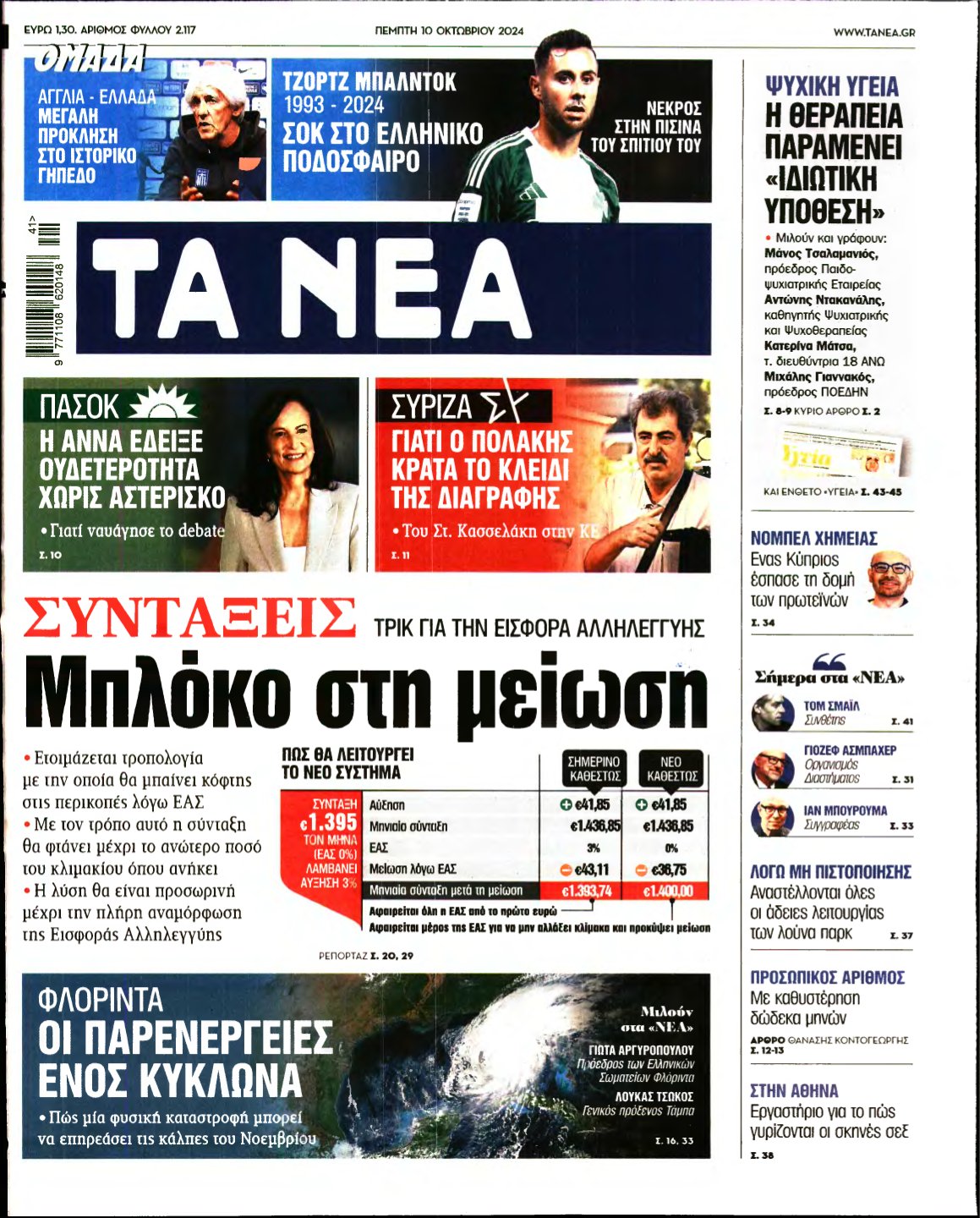 ΤΑ ΝΕΑ – 10/10/2024