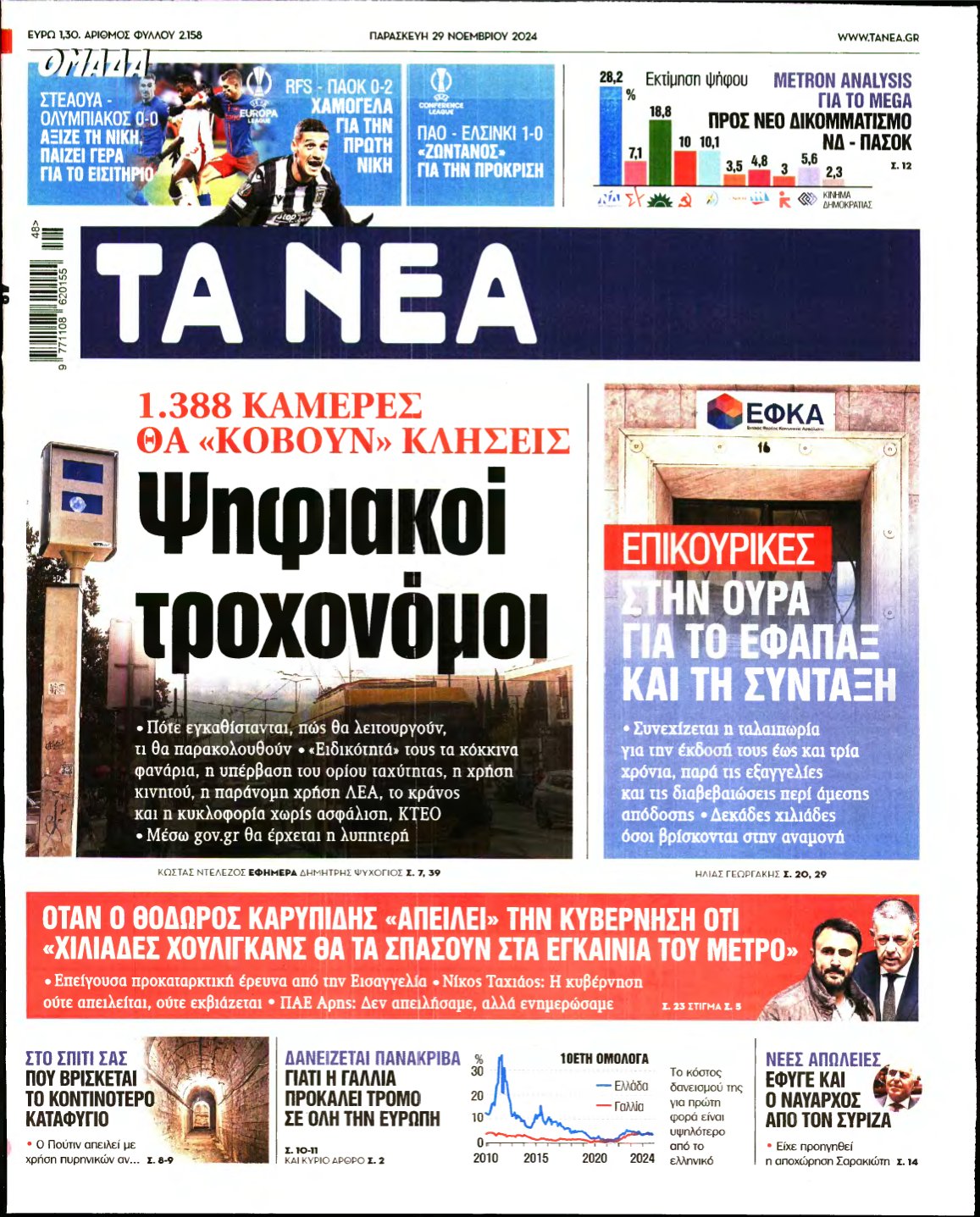 ΤΑ ΝΕΑ – 29/11/2024