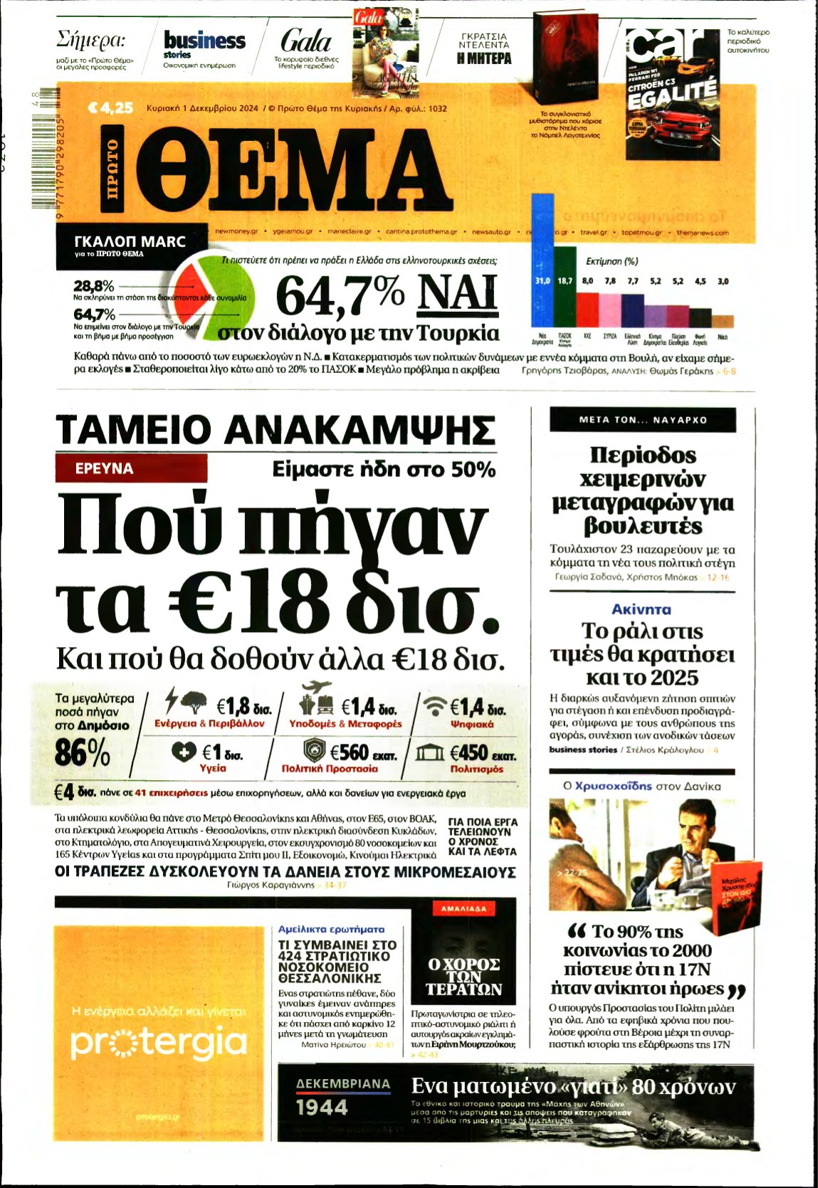 ΠΡΩΤΟ ΘΕΜΑ – 01/12/2024